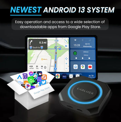 Adaptador inalámbrico CarPlay/Android Auto CARLUEX PRO+